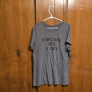 Torrid Charcoal Classic Fit Tee, SIZE 2